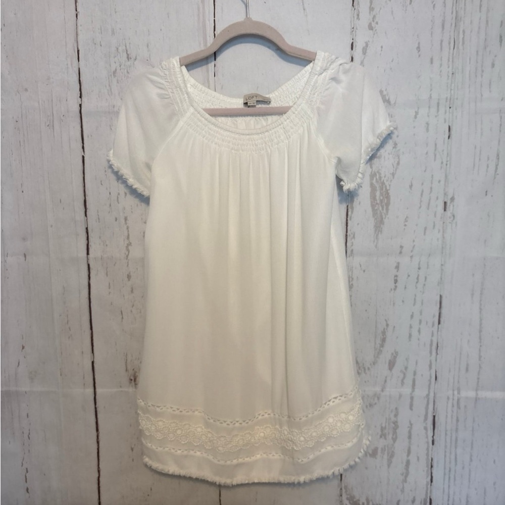 Loft Short Sleeve Dress Size Petite XSP
